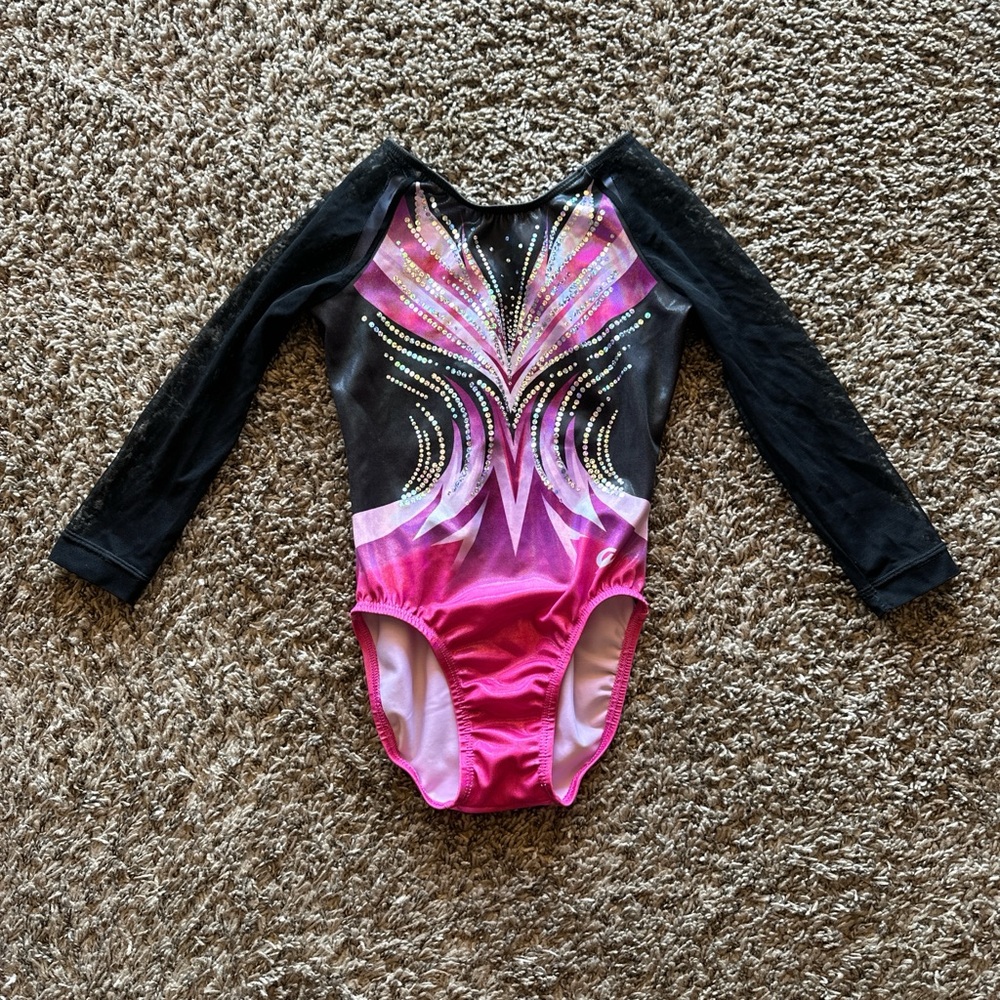 3/4 Sleeve Gymnastics Leotard